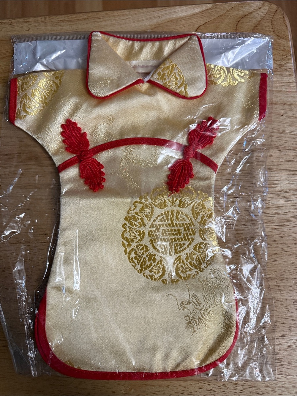 Traditional Chinese Cheongsam Wine Bottle Cover